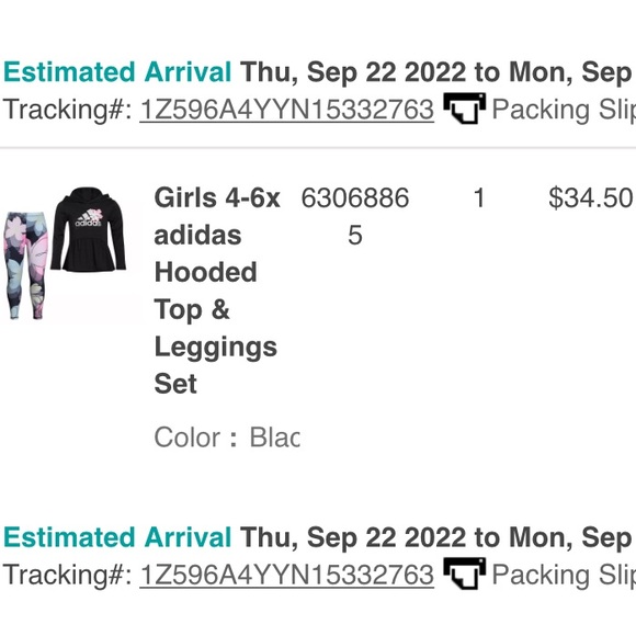 NWT adidas 2 piece set - Picture 5 of 5